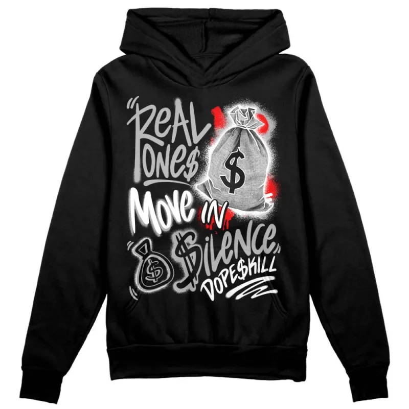 Shadow 1s DopeSkill Hoodie Sweatshirt Real Ones Move In Silence Graphic sold by DopeSkill