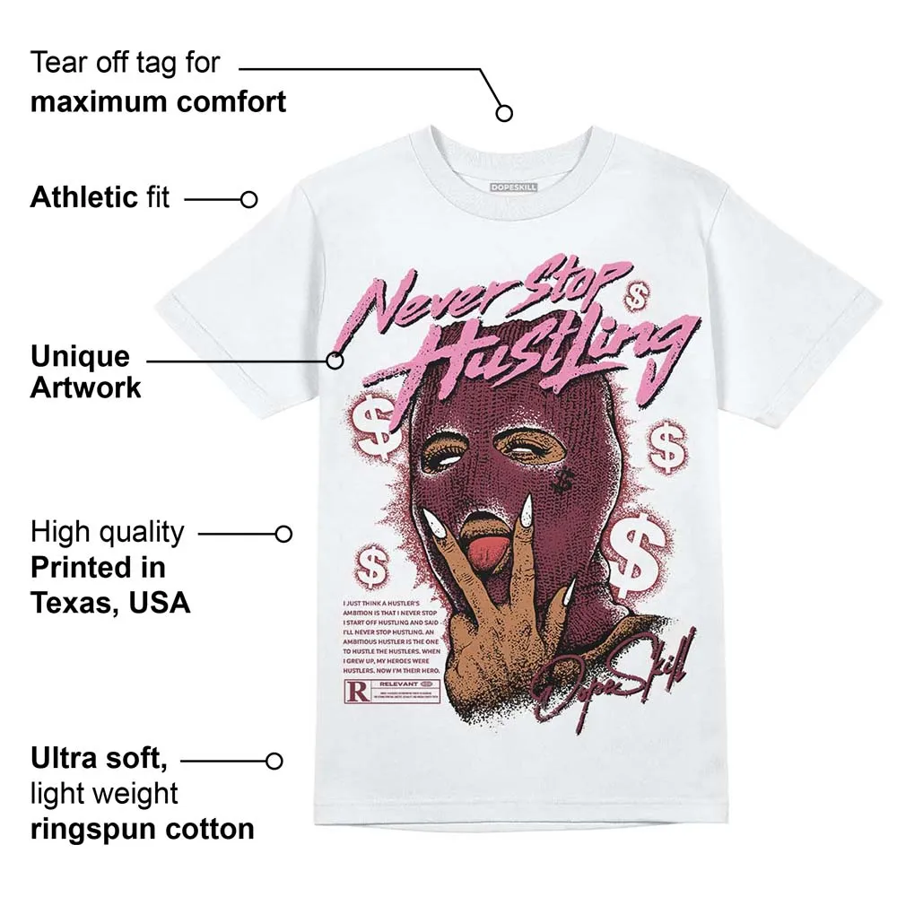 Team Red 1s DopeSkill T-Shirt Never Stop Hustling Graphic sold by DopeSkill product image thumbnail 3