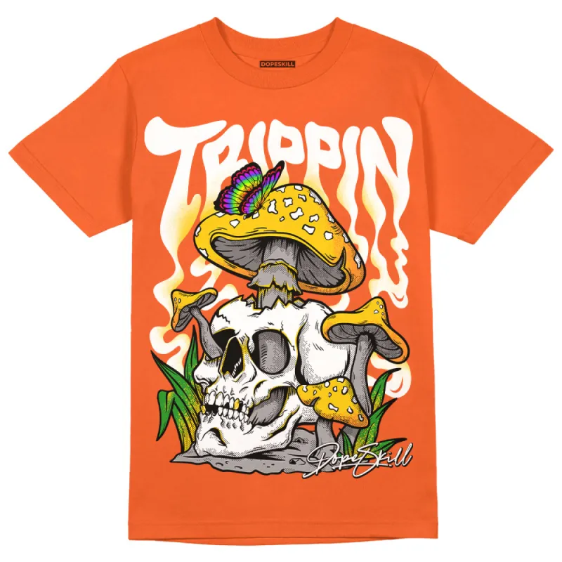 Georgia Peach 3s DopeSkill Orange T-shirt Trippin Graphic sold by DopeSkill