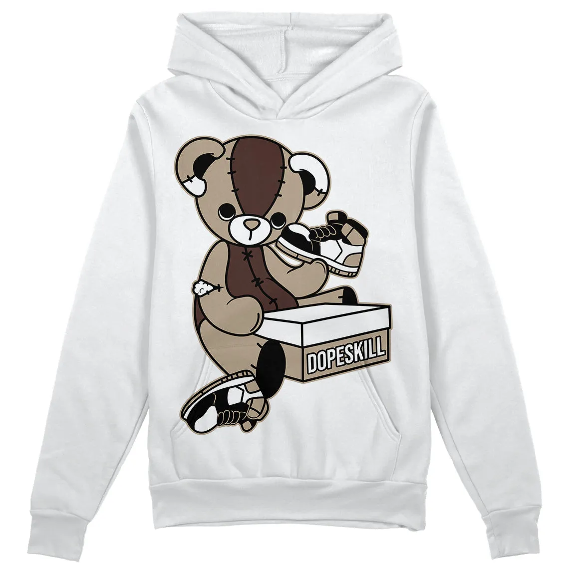 Latte 1s DopeSkill Hoodie Sweatshirt Sneakerhead BEAR Graphic sold by DopeSkill