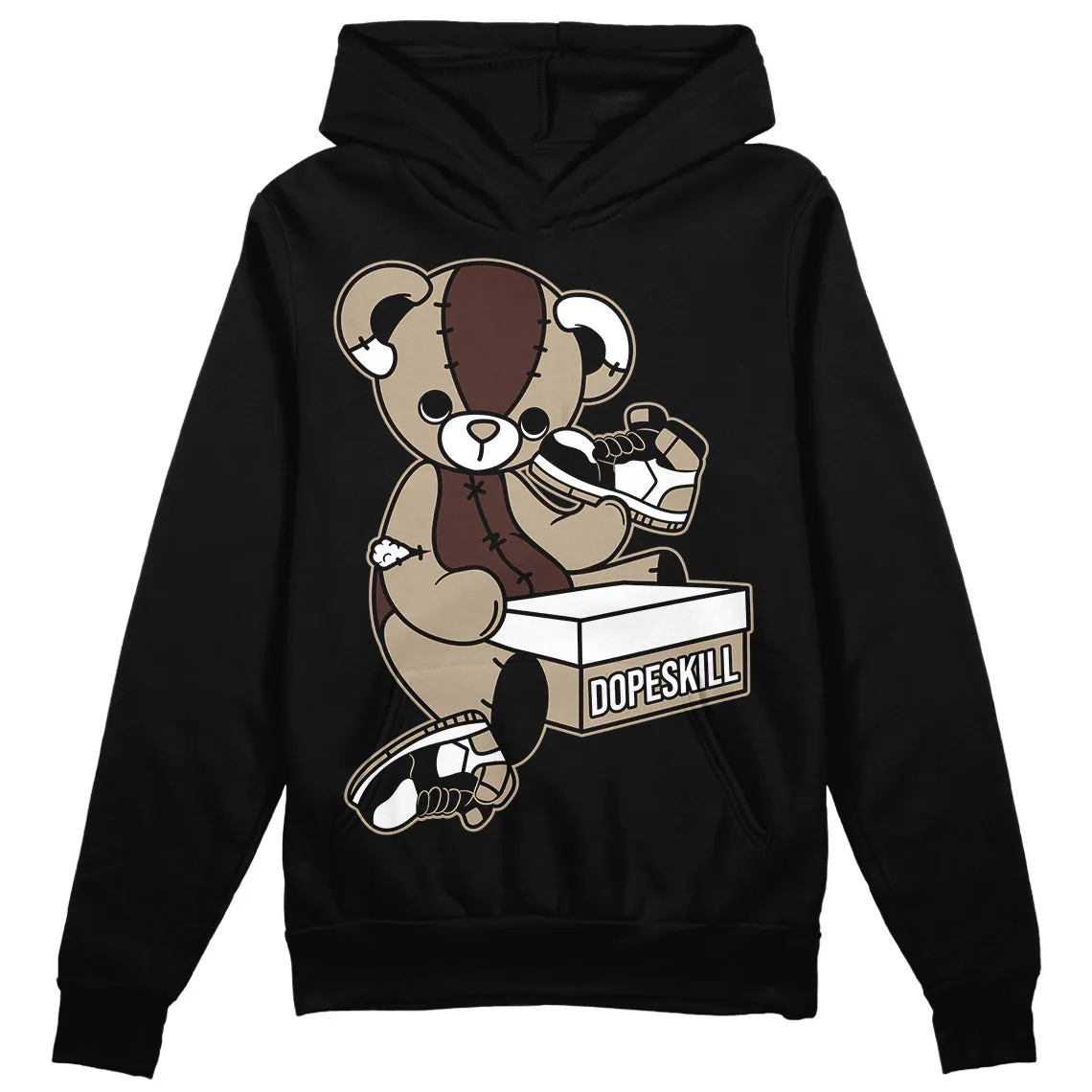 Latte 1s DopeSkill Hoodie Sweatshirt Sneakerhead BEAR Graphic sold by DopeSkill product image thumbnail 2