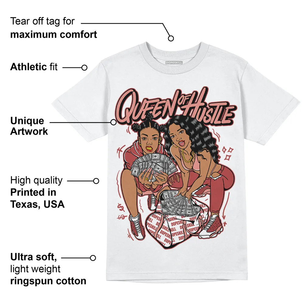 Dune Red 13s DopeSkill T-Shirt Queen Of Hustle Graphic sold by DopeSkill product image thumbnail 3