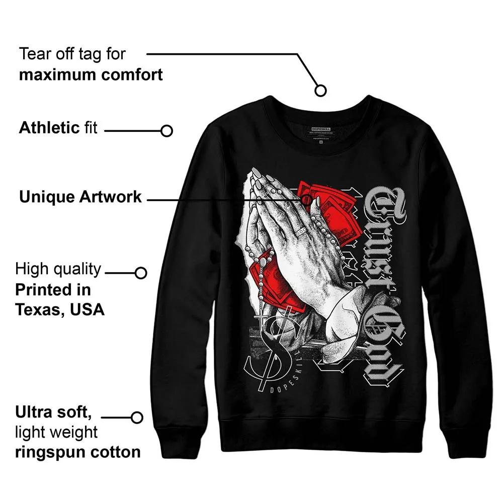 Shadow 1s DopeSkill Sweatshirt Trust God Graphic sold by DopeSkill product image thumbnail 3