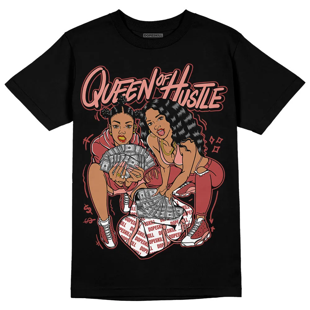 Dune Red 13s DopeSkill T-Shirt Queen Of Hustle Graphic sold by DopeSkill product image thumbnail 2