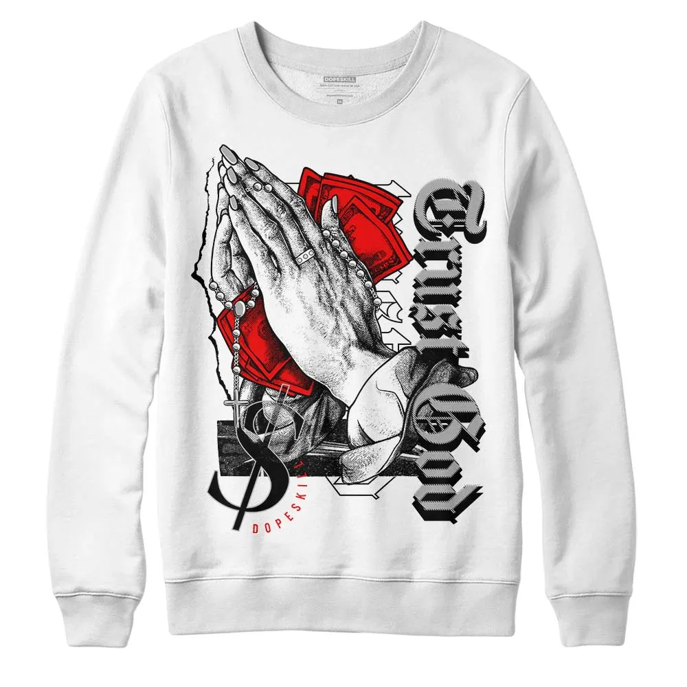 Shadow 1s DopeSkill Sweatshirt Trust God Graphic sold by DopeSkill product image thumbnail 2