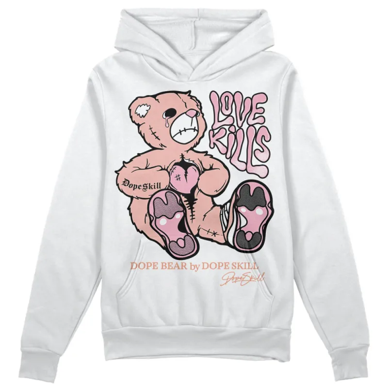 Legend Pink 11s DopeSkill Hoodie Sweatshirt Love Kills Graphic sold by DopeSkill