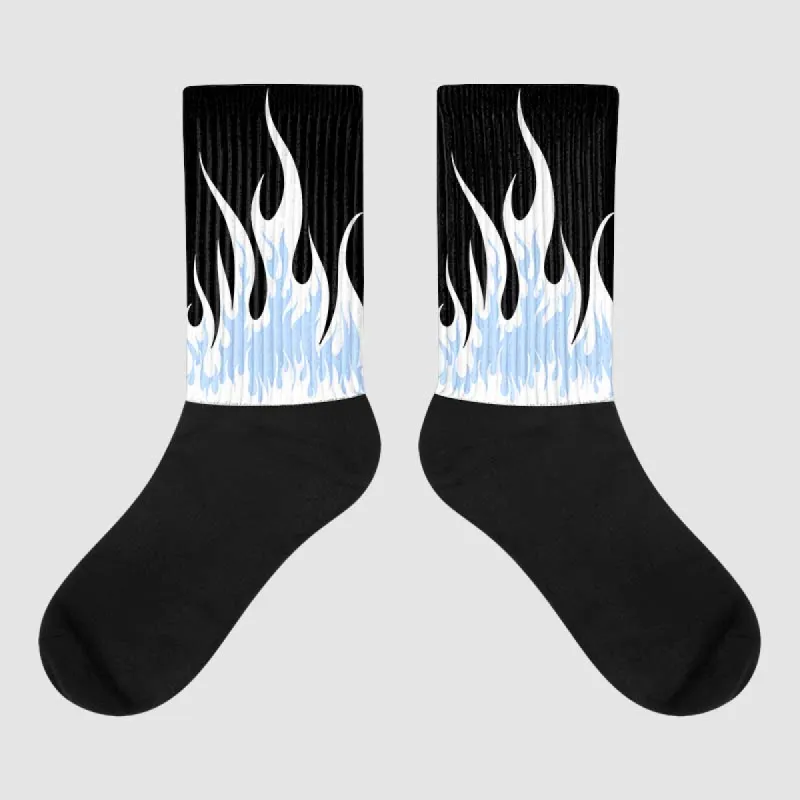 Reverse Oreo 6s DopeSkill Sublimated Socks FIRE Graphic sold by DopeSkill