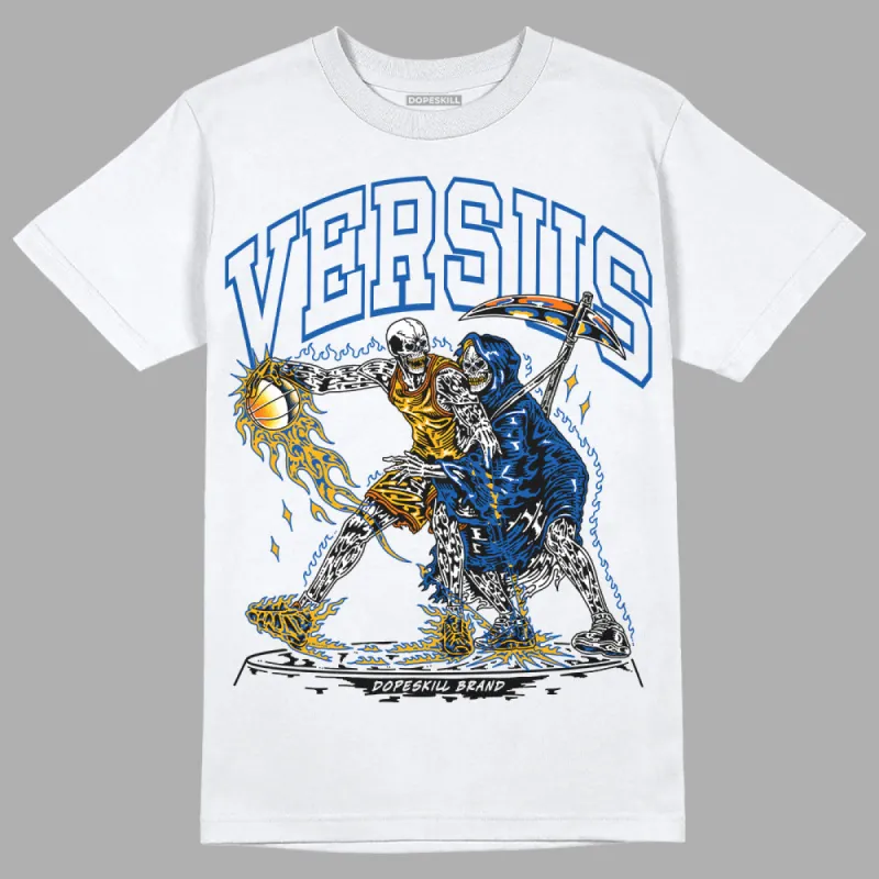 Dunk Blue Jay and University Gold DopeSkill T-Shirt VERSUS Graphic sold by DopeSkill