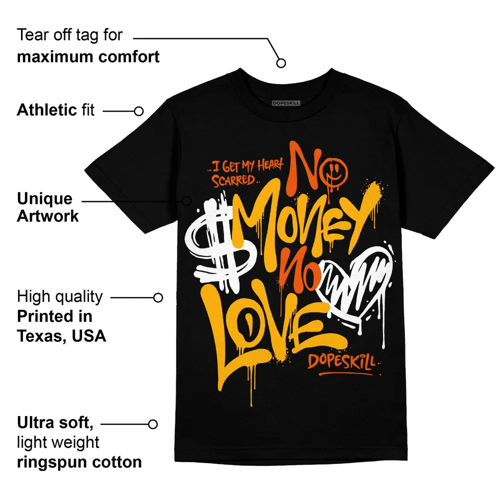 Goldenrod Dunk DopeSkill T-Shirt No Money No Love Typo Graphic sold by DopeSkill product image thumbnail 3