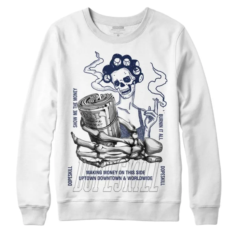 AJ Spizike White Obsidian DopeSkill Sweatshirt Show Me The Money Graphic sold by DopeSkill