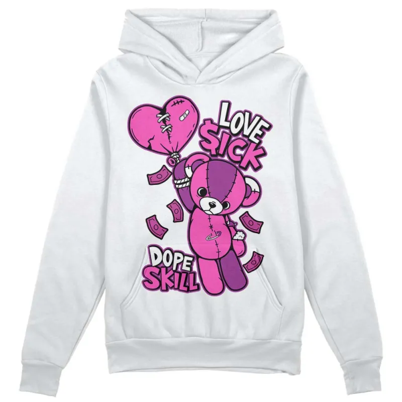 Hyper Violet 4s DopeSkill Hoodie Sweatshirt Love Sick Graphic sold by DopeSkill