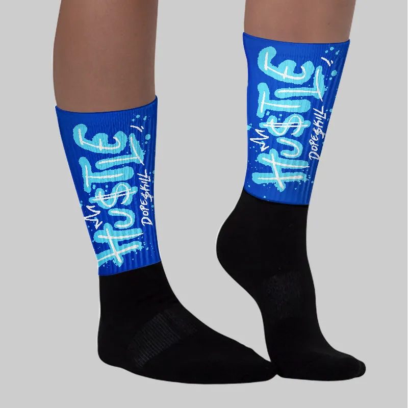 SB Dunk Argon DopeSkill Sublimated Socks Hustle Graphic sold by DopeSkill product image thumbnail 3