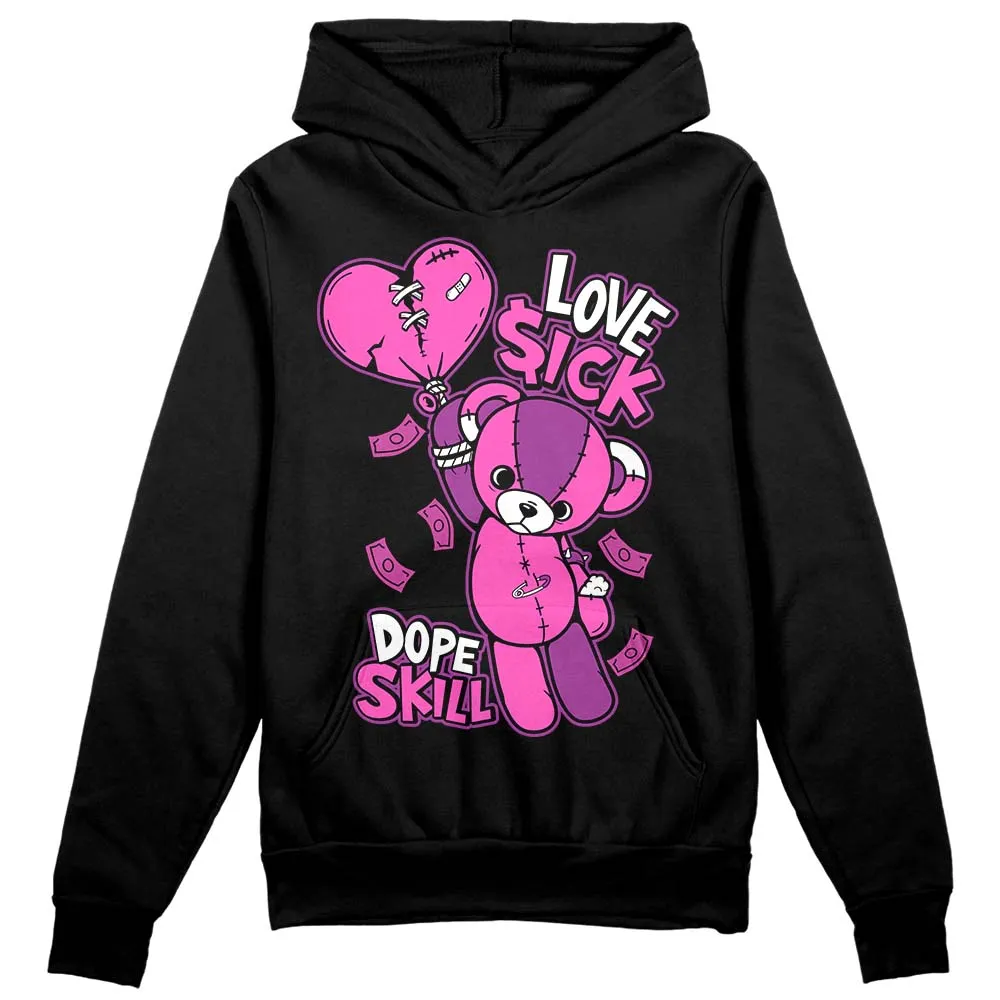 Hyper Violet 4s DopeSkill Hoodie Sweatshirt Love Sick Graphic sold by DopeSkill product image thumbnail 2