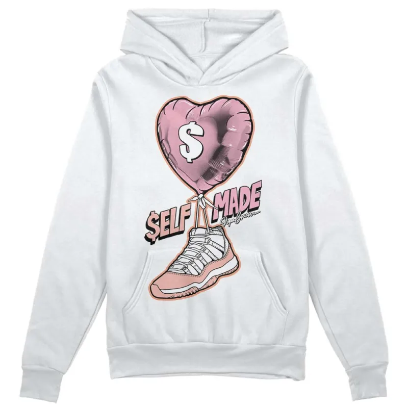 Legend Pink 11s DopeSkill Hoodie Sweatshirt Self Made Graphic sold by DopeSkill