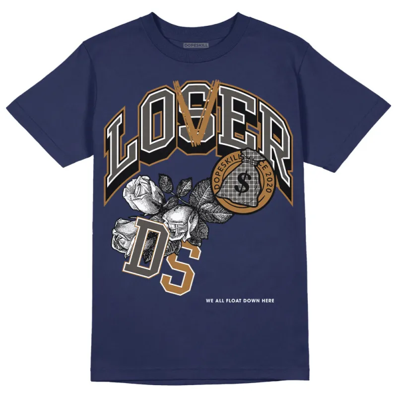 Dunk Premium Tweed Corduroy DopeSkill Navy T-shirt Loser Lover Graphic sold by DopeSkill