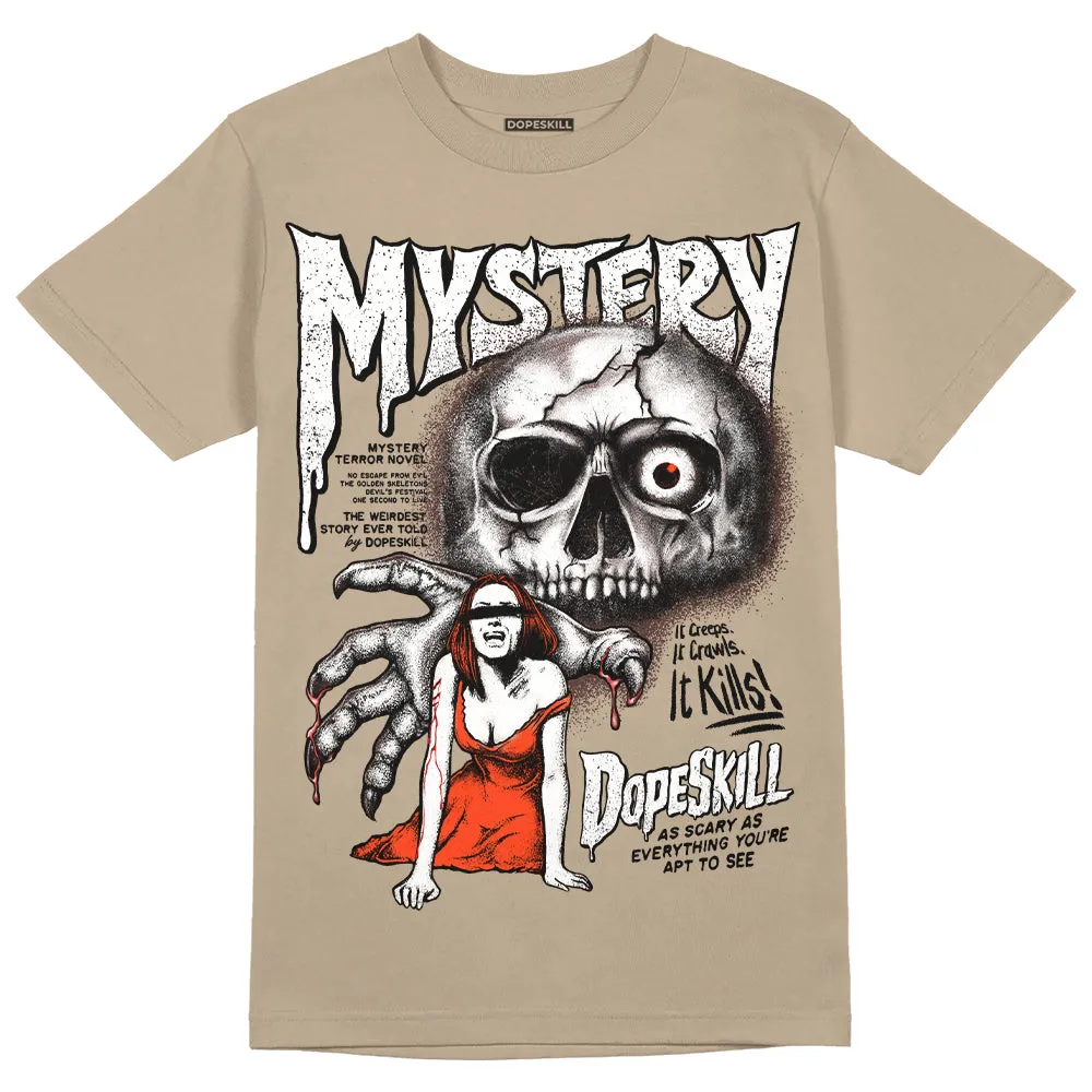 Latte 1s DopeSkill Medium Brown T-shirt Mystery Ghostly Grasp Graphic sold by DopeSkill