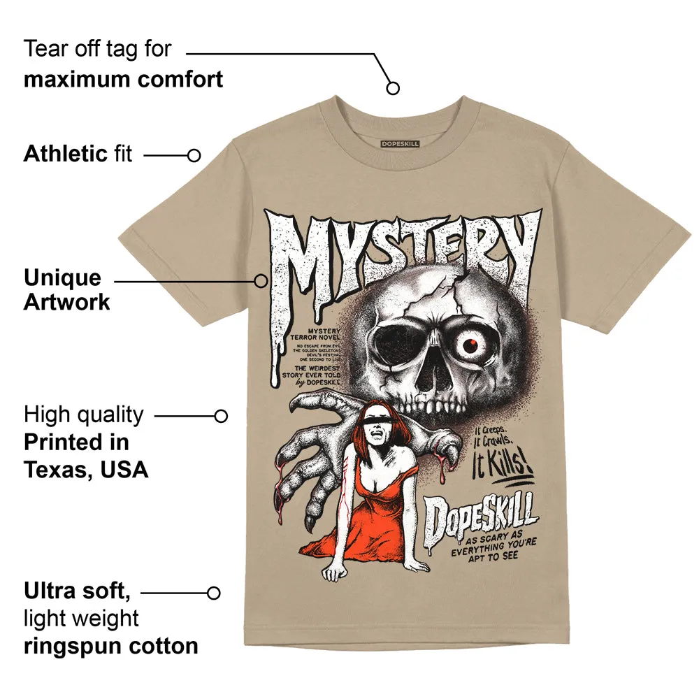 Latte 1s DopeSkill Medium Brown T-shirt Mystery Ghostly Grasp Graphic sold by DopeSkill product image thumbnail 2