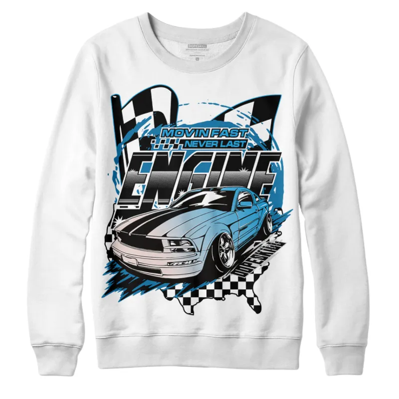 Military Blue 4s DopeSkill Sweatshirt ENGINE Tshirt Graphic sold by DopeSkill