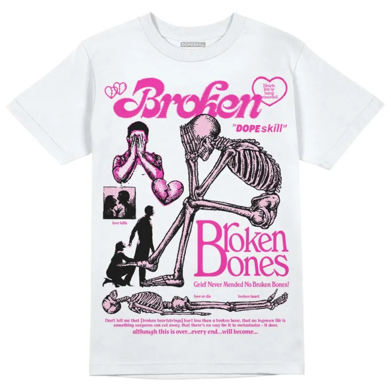 Pink Collection DopeSkill T-Shirt Broken Bones Graphic sold by DopeSkill