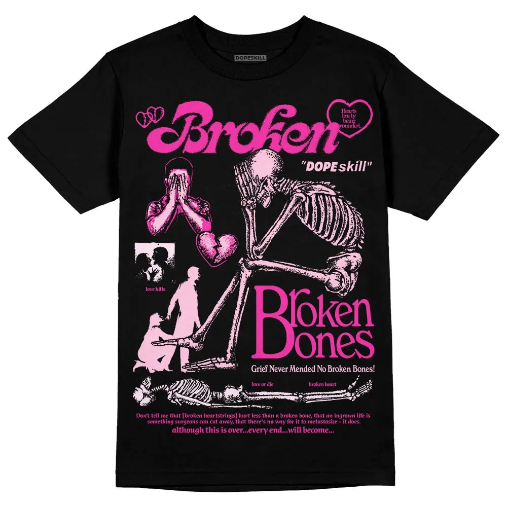 Pink Collection DopeSkill T-Shirt Broken Bones Graphic sold by DopeSkill product image thumbnail 2