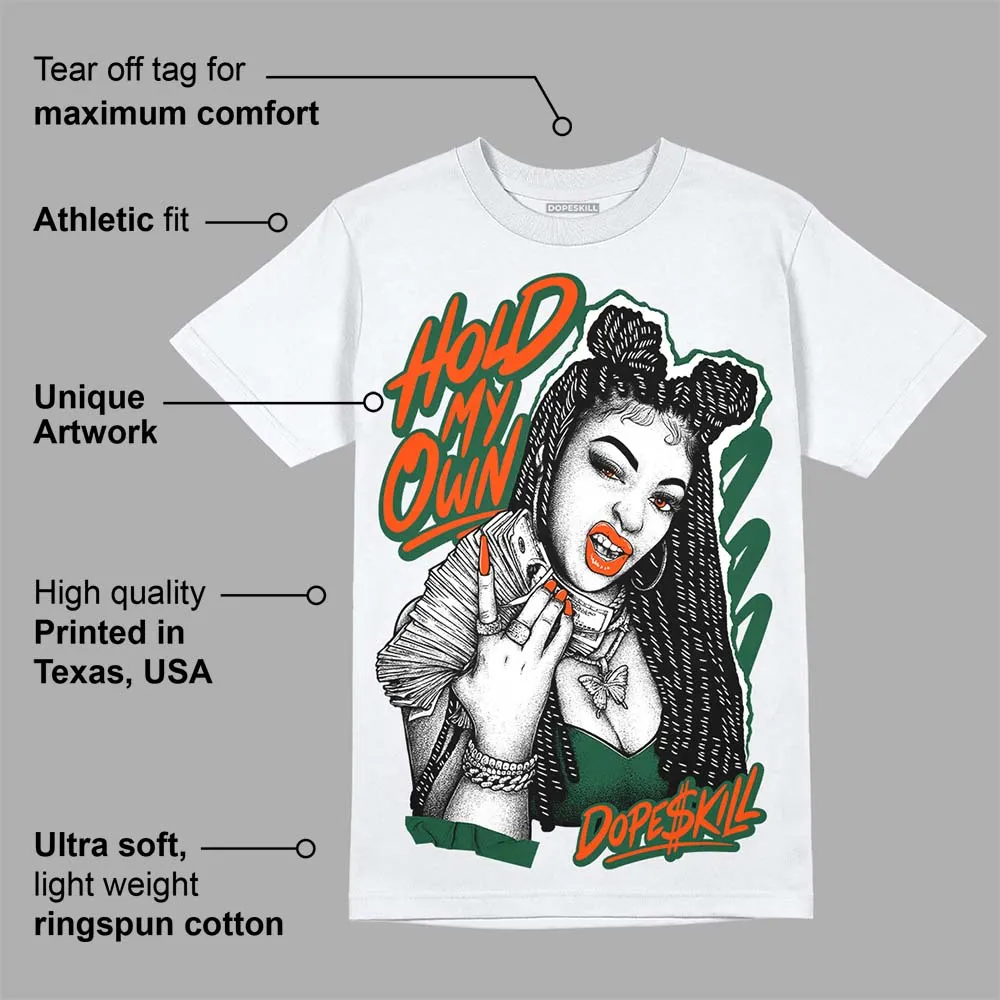 Dunk Team Dark Green Orange DopeSkill T-Shirt New H.M.O Graphic sold by DopeSkill product image thumbnail 3