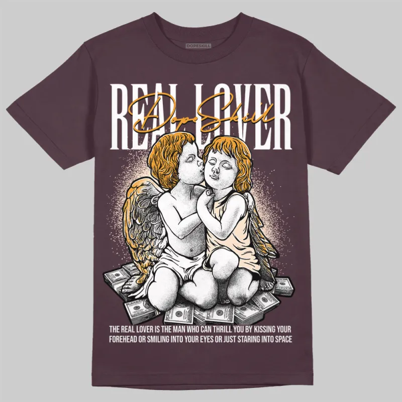 Violet Ore 3s DopeSkill Maroon T-shirt Real Lover Graphic sold by DopeSkill