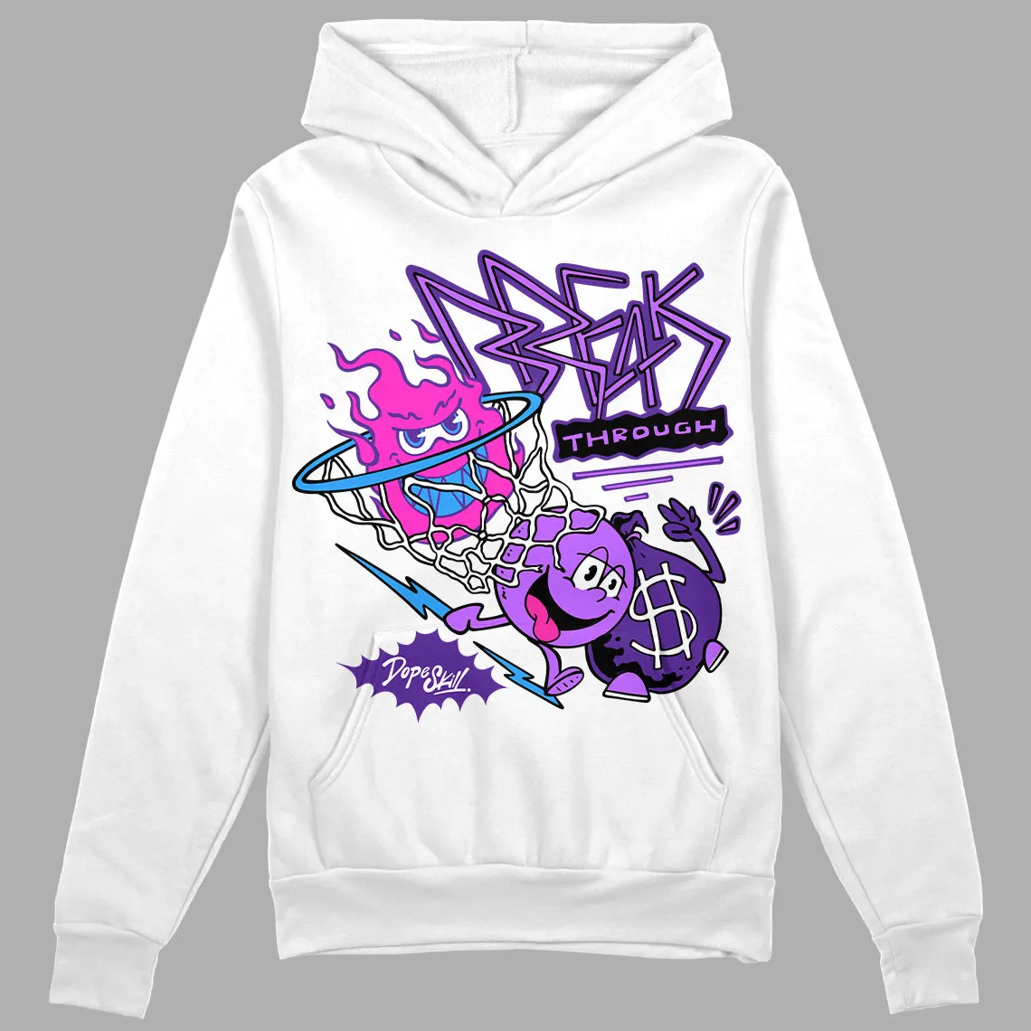PURPLE Collection DopeSkill Hoodie Sweatshirt Break Through Graphic sold by DopeSkill product image thumbnail 2