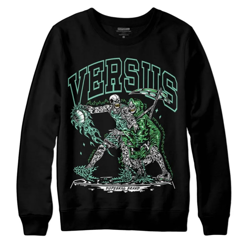 Green Glow 1s DopeSkill Sweatshirt VERSUS Graphic sold by DopeSkill