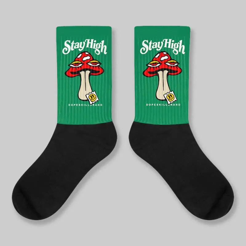 Green Collection DopeSkill Sublimated Socks Stay High Graphic sold by DopeSkill