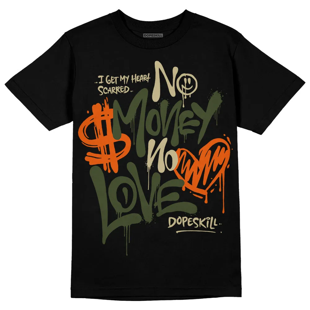 Olive Collection DopeSkill T-Shirt No Money No Love Typo Graphic sold by DopeSkill product image thumbnail 2