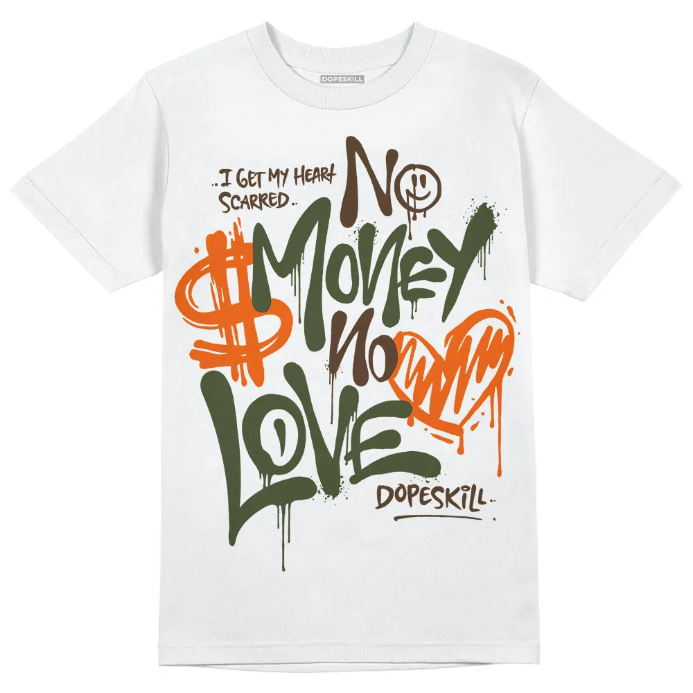 Olive Collection DopeSkill T-Shirt No Money No Love Typo Graphic sold by DopeSkill