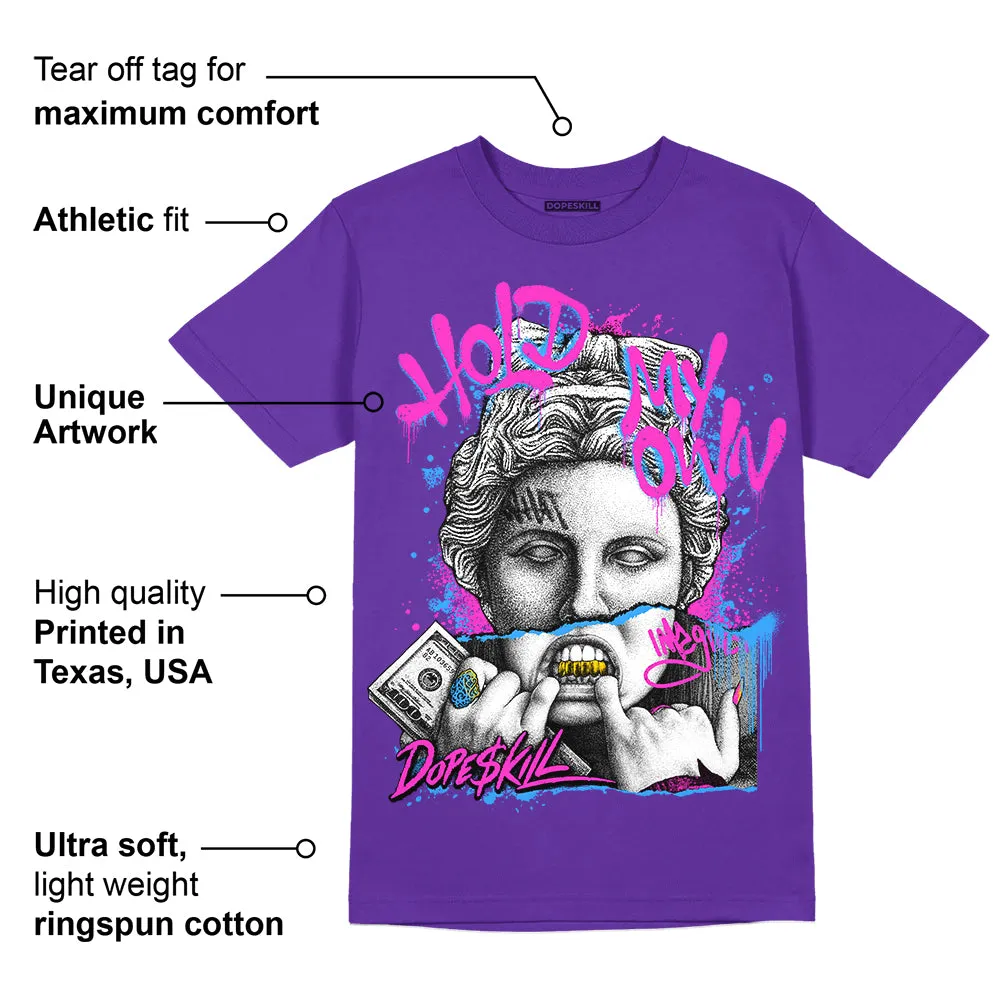 Dunk Purple Championship Court White DopeSkill Purple T-shirt Hold My Own Graphic sold by DopeSkill product image thumbnail 2