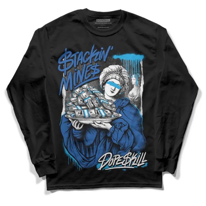 Space Jam 11s DopeSkill Long Sleeve T-Shirt Stackin Mines Graphic sold by DopeSkill