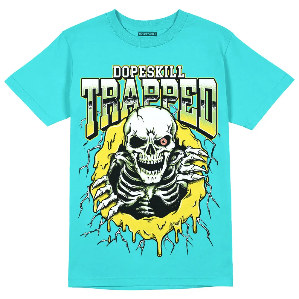 Cyan Burst 9060 DopeSkill Virtual Blue T-Shirt Trapped Halloween Graphic sold by DopeSkill