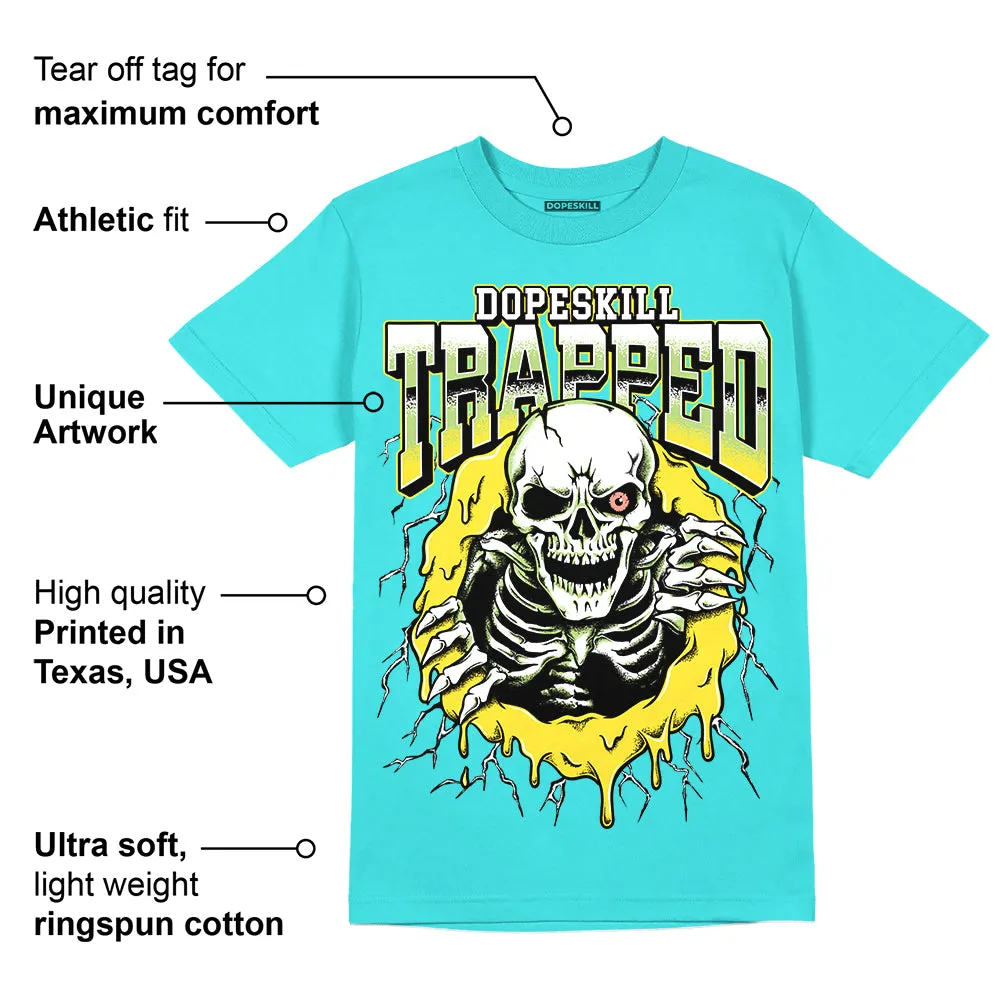 Cyan Burst 9060 DopeSkill Virtual Blue T-Shirt Trapped Halloween Graphic sold by DopeSkill product image thumbnail 2