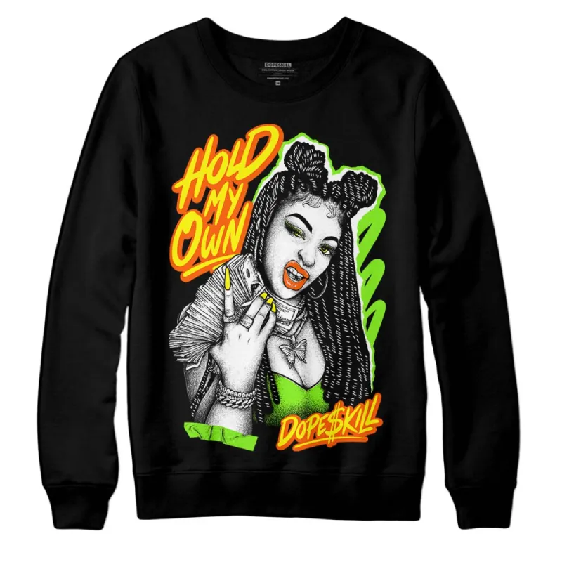 Neon Green Collection DopeSkill Sweatshirt New H.M.O Graphic sold by DopeSkill