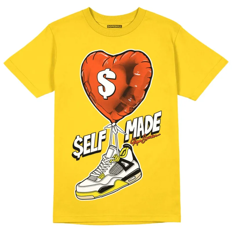 Vivid Sulfur 4s DopeSkill Yellow T-shirt Self Made Graphic sold by DopeSkill