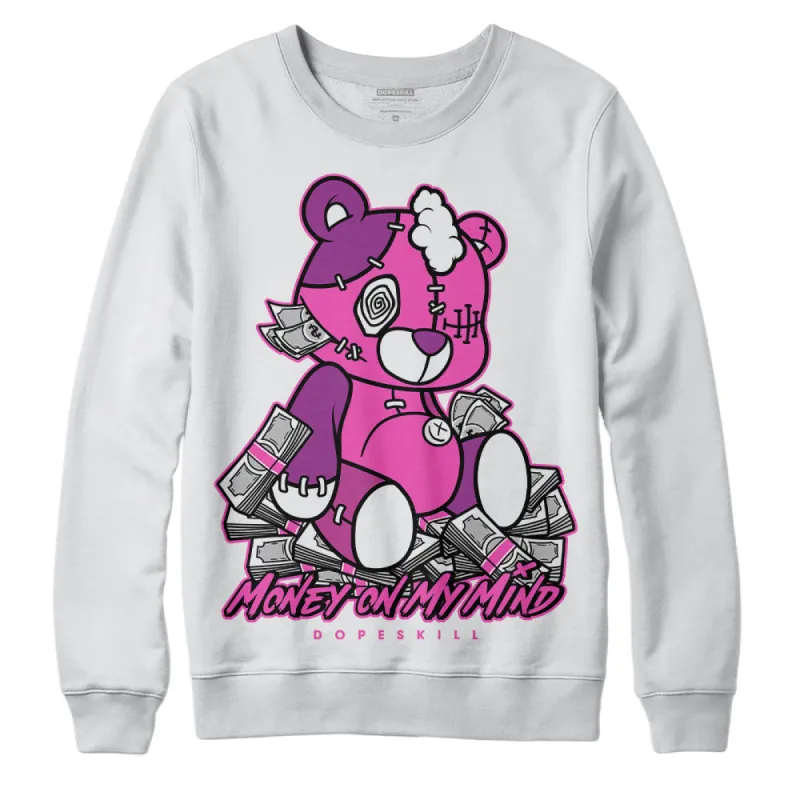 Hyper Violet 4s DopeSkill Sweatshirt MOMM Bear Graphic sold by DopeSkill