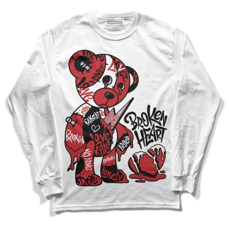 Red Taxi 12s DopeSkill Long Sleeve T-Shirt Broken Heart Graphic sold by DopeSkill