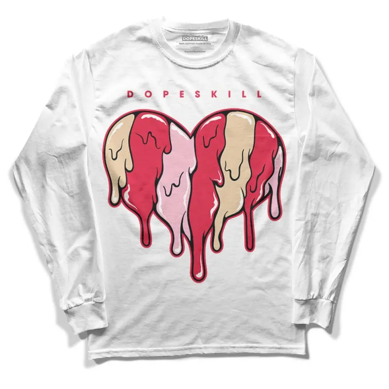 Dunk Bacon DopeSkill Long Sleeve T-Shirt Slime Drip Heart Graphic sold by DopeSkill