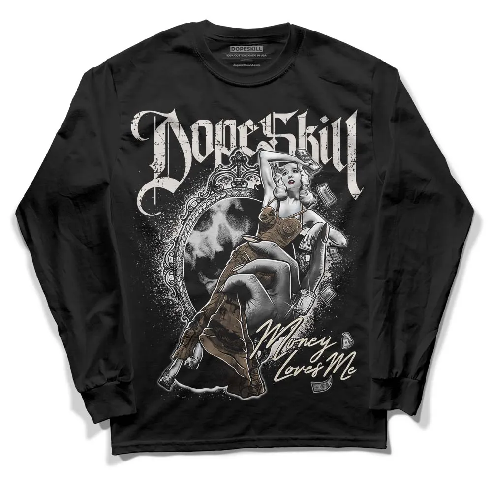 Sail 5s DopeSkill Long Sleeve T-Shirt Money Loves Me Graphic sold by DopeSkill product image thumbnail 2