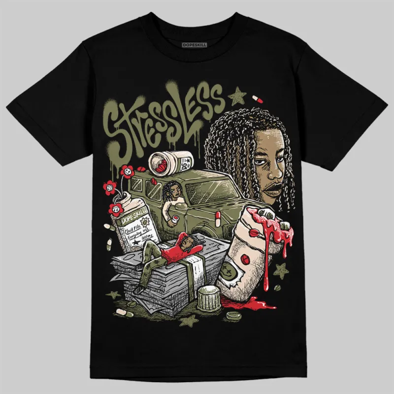 Medium Olive 1s DopeSkill T-Shirt Stressless Graphic sold by DopeSkill