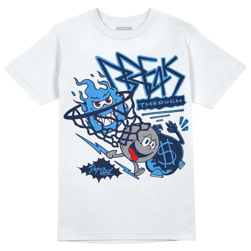 AJ Spizike White Obsidian DopeSkill T-Shirt Break Through Graphic sold by DopeSkill