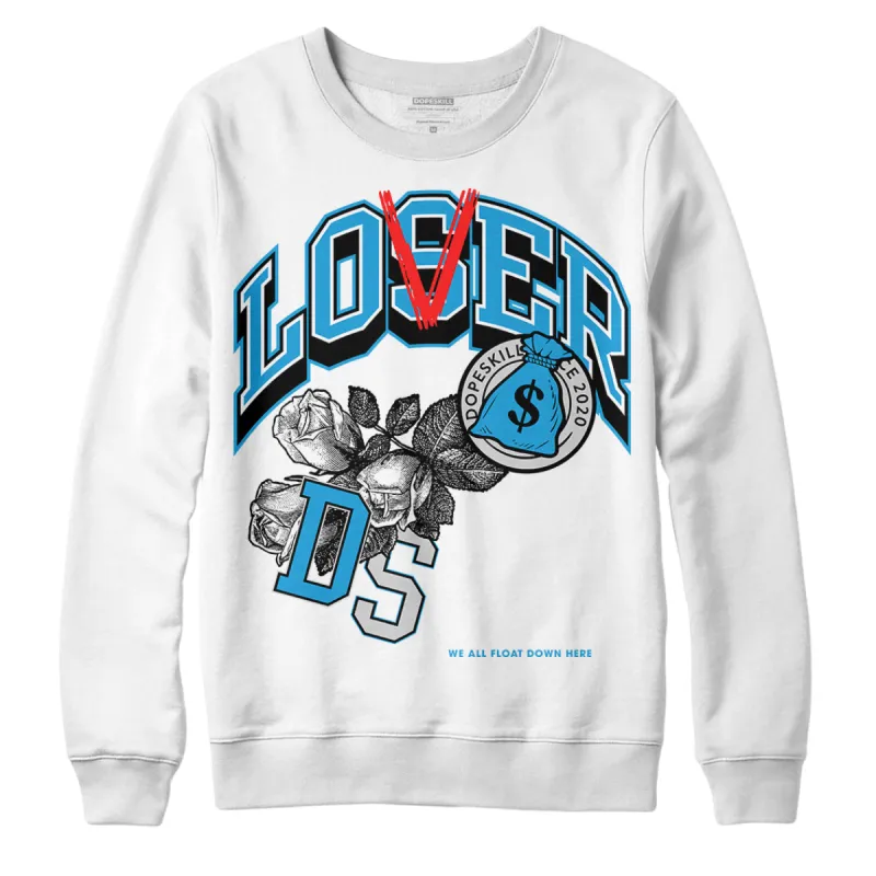 Military Blue 4s DopeSkill Sweatshirt Loser Lover Graphic sold by DopeSkill