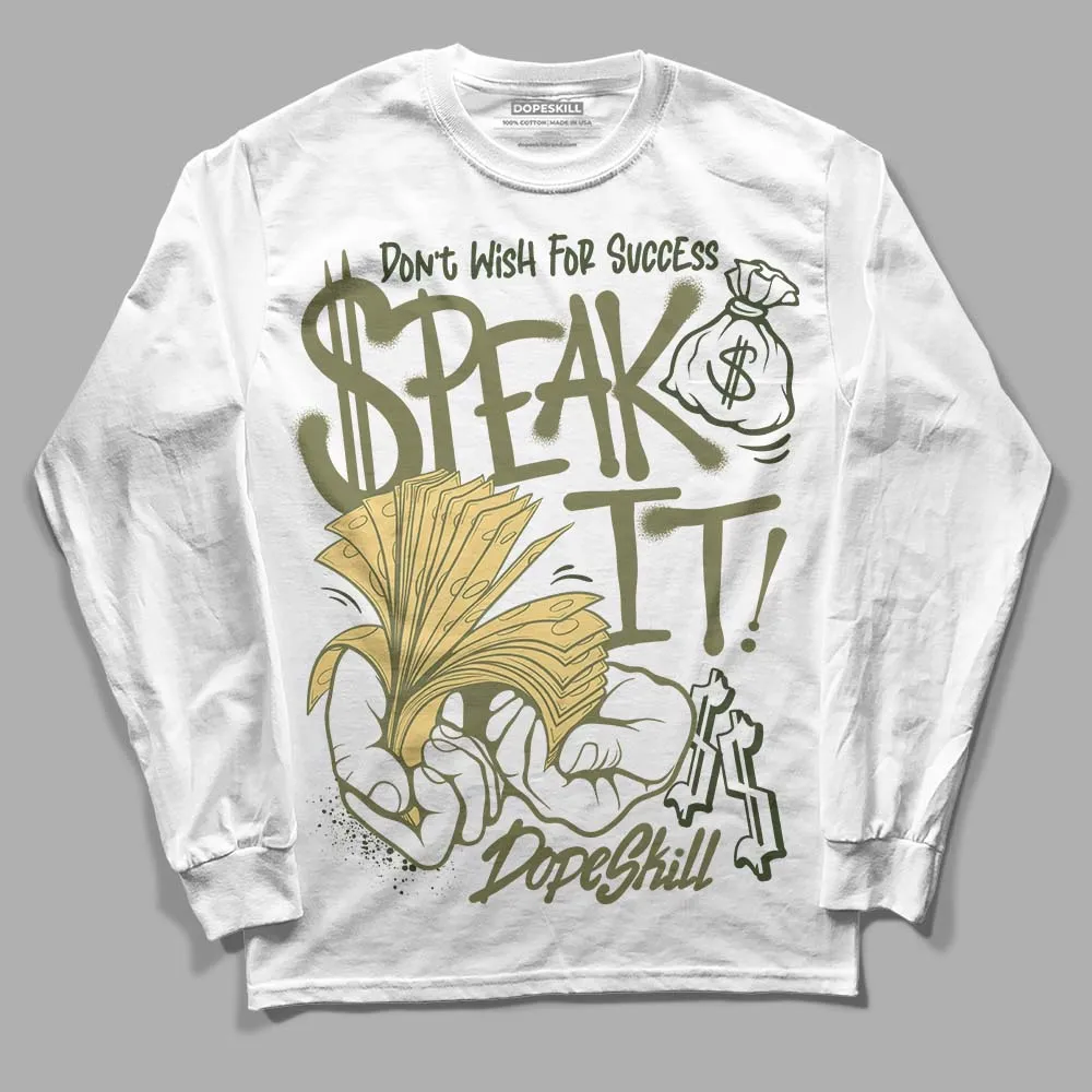 Craft Olive 4s DopeSkill Long Sleeve T-Shirt Speak It Graphic sold by DopeSkill product image thumbnail 2