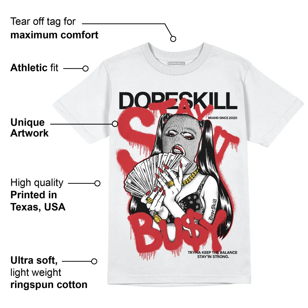 Red Taxi 12s DopeSkill T-Shirt Stay It Busy Graphic sold by DopeSkill product image thumbnail 3
