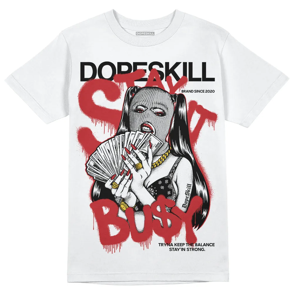 Red Taxi 12s DopeSkill T-Shirt Stay It Busy Graphic sold by DopeSkill