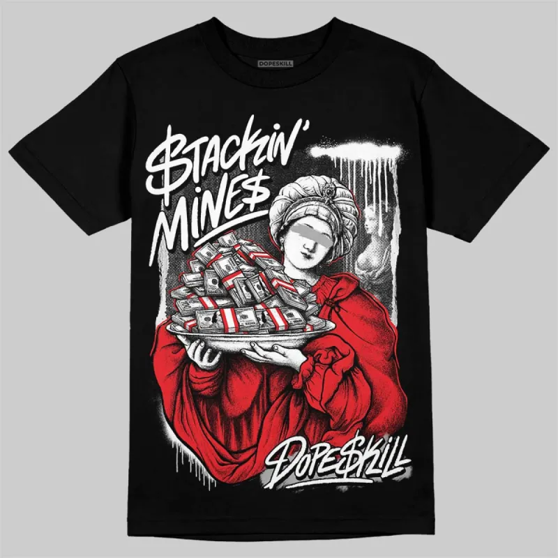 White Thunder 4s DopeSkill T-Shirt Stackin Mines Graphic sold by DopeSkill