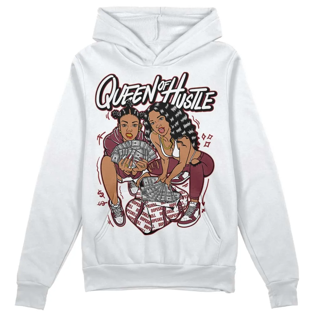 Team Red 1s DopeSkill Hoodie Sweatshirt Queen Of Hustle Graphic sold by DopeSkill
