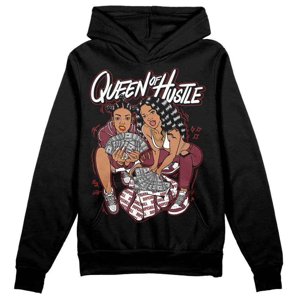 Team Red 1s DopeSkill Hoodie Sweatshirt Queen Of Hustle Graphic sold by DopeSkill product image thumbnail 2